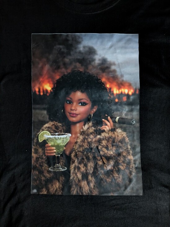 Tops - Barbie Being Bad T-shirt Margarita